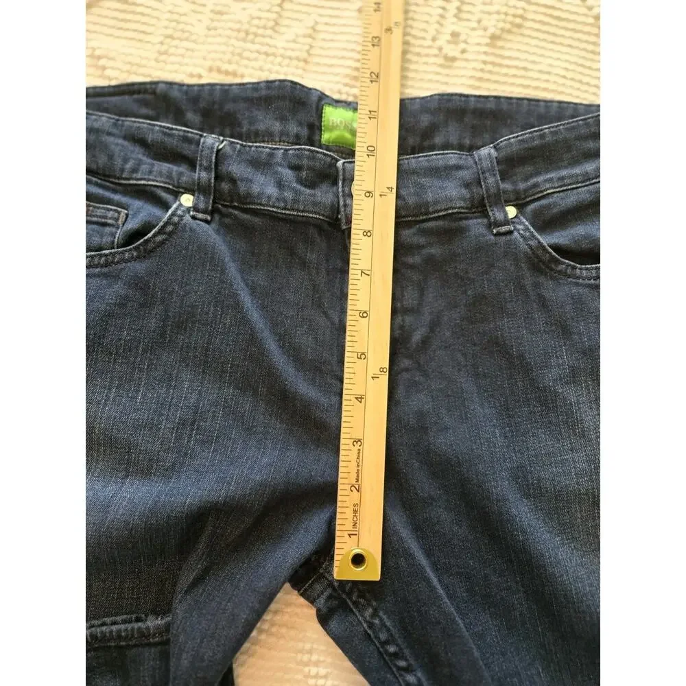 Hugo Boss Green Label Jeans Dark Wash Indigo Blue Mens 38x32 Denim